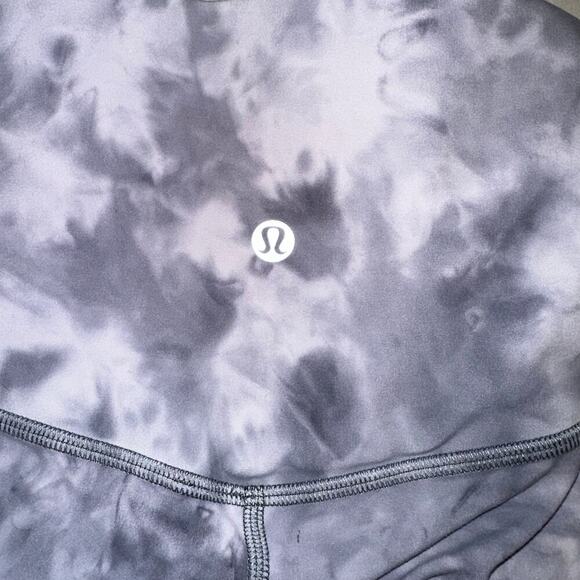 Lululemon gray diamond dye align leggings sz 8 - Picture 8 of 10